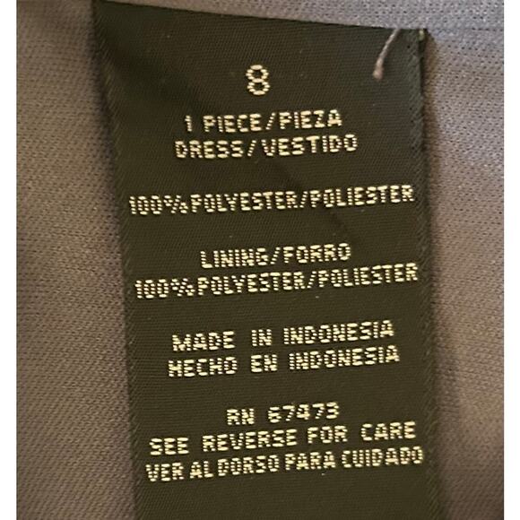 Gabby Skye Blue Green Color Block Sleeveless Sequin Dress, Size 8 - Picture 9 of 11